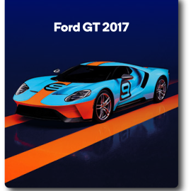 ford GT-azul